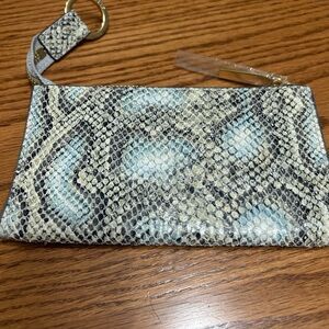 G.I.L.I Leather Snake Print Wallet NWOT
